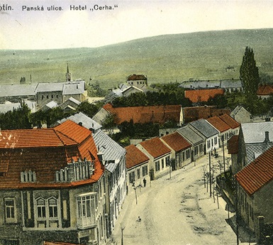 Panská ulice na konci 19. století. 
