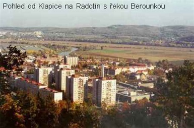 pohled od klapice na radotín