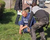 Zaměřování umístění nových stromů, které se budou sadit od 19. dubna 2022