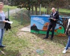 Zaměřování umístění nových stromů, které se budou sadit od 19. dubna 2022