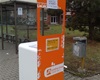 Infostánek u autobusové zastávky Nádraží Radotín Infostánek u autobusové zastávky Nádraží Radotín, 14.12.2008